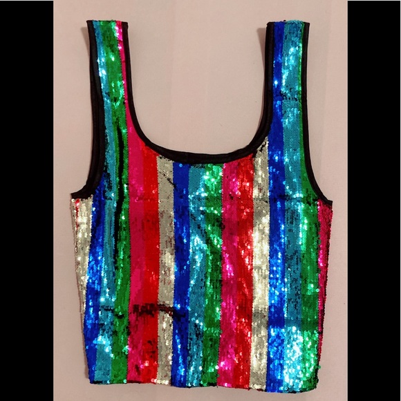 ๐๐ AMERICAN APPAREL SEQUIN TOTE๐ - Picture 3 of 12